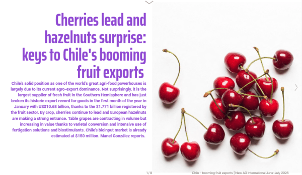 Chile country report in the June/July 2026 issue of New AG International